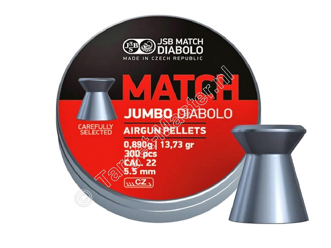 JSB Match Jumbo 5.50mm Luchtdruk Kogeltjes blikje 300